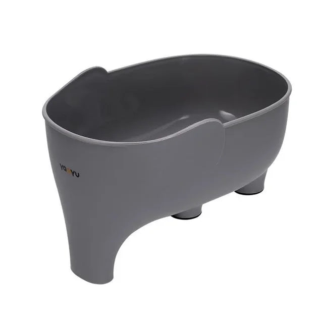 Sink Strainer Elephant Sculpt Leftover Drain Basket Fruit and Vegetable